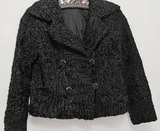 Persianer Jacke - schwarz -