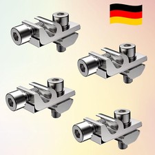4-20Stück Erdungsklemme Alu Edelstahl PV Solarpanel Erdung Klemme Erdungsclip