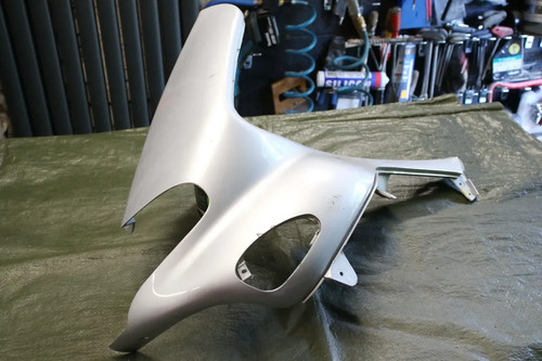 Front verkleidung silber links - verkleidung,