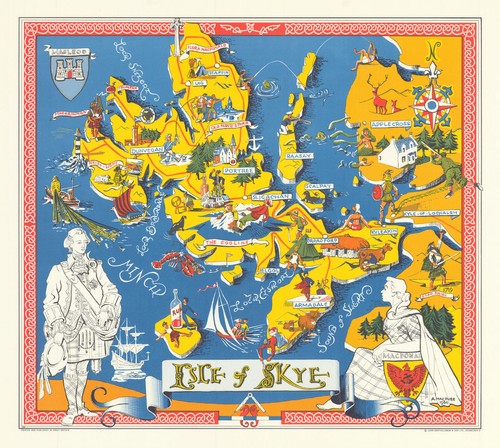 Isle skye bildkarte - of, von