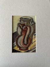 Aquarell Malerei Vase Karraffe