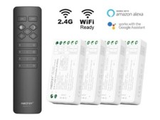 MiBoxer 4 Zonen Funk LED Dimmer + Fernbedienung Single Color oder CCT WiFi Ready
