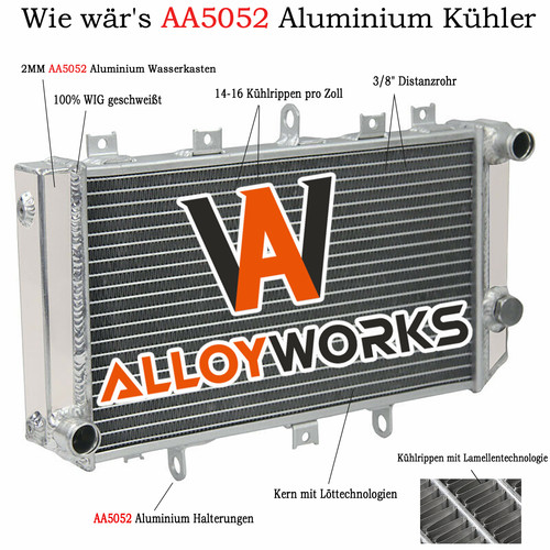 Aluminium kühler motorkühler - kühler,