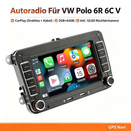 Für polo v 2009 2017 - vw, 6c