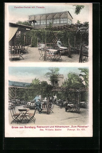 Bernburg ansichtskarte - bernburg,,