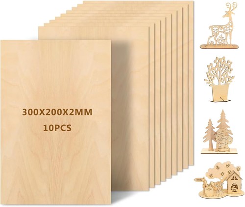 10st holzplatte sperrholz - 10st, 2mm