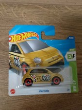Hot Wheels Fiat 500e gold