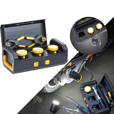 LED 3x KFZ Arbeitsleuchten Arbeitslampe Inspektionslampen Ladekoffer 2000mAh