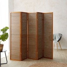 Raumteiler Trennwand Holz Paravent Bambus Sichtschutz Spanische Wand Homestyle4u