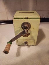 Vintage Kaffemühle von Leinbrock Ideal, mintgrün