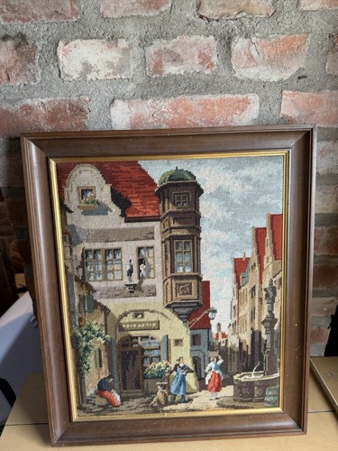 Kreuzstichbild altstadt - kreuzstichbild,