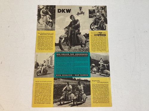 Dkw prospekt doppelseite hobby - dkw,