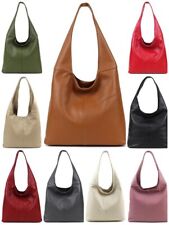 ITALY - Schultertasche Beuteltasche Damentasche  echt Leder NEU! ST-1017