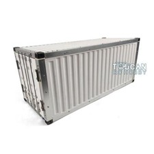 Unbemaltes DIY Modell 20ft Container Box 1/14 Skala Sattelzugmaschine Modell