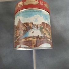 Nürnberger Lebkuchen Otto Schmidt Blechdose alt Sammler Rund