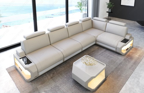 Ledersofa eckcouch leder - eckcouch,