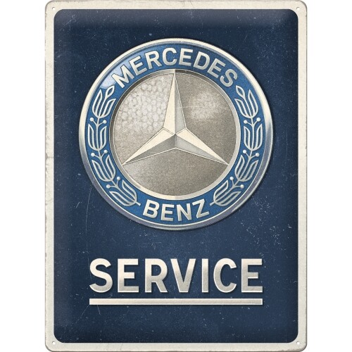 Mercedes benz blechschild - benz, 40