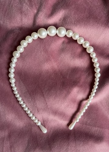 Haarreif perlen haarschmuck - perlen,