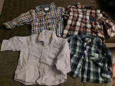 4 Hemden Gr 68/74 Kariert Ergee Zara c&a baby Jungs Kleidung 