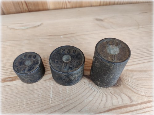 3er set gewichte - set, 250/200/100