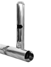 BATRIDE Gabelcover Kawasaki VN 900 Custom: Alu Poliert