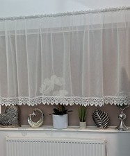 Creme Ecri Voile Netzgardine