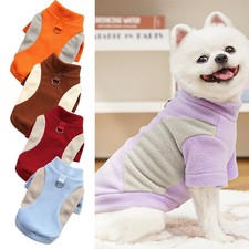 Fleece-Haustierkleidung Welpen-Hundejacke Warmer Pullover Chihuahua-Mantel /