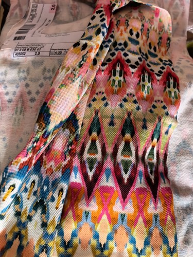 Stretch pique farbverlauf bunt - stretch-pique,