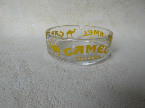 Werbe aschenbecher camel glas - aschenbecher,