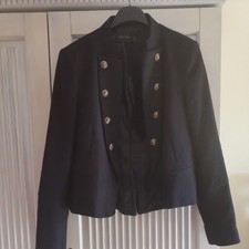 Zara Jacke, Jackett, Jackson Style, military, M, schwarz, WIE Neu, Größe L