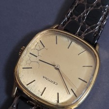 Vintage Uhr Certina der 1970 iger *läuft * für Aufarbeitung