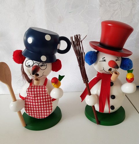 Schneemann schneefrau groß - u.,