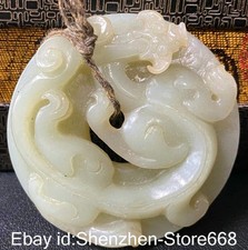 2,2" Altes China Hetian Jade
