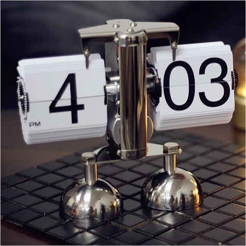Retro flip uhr - retro,