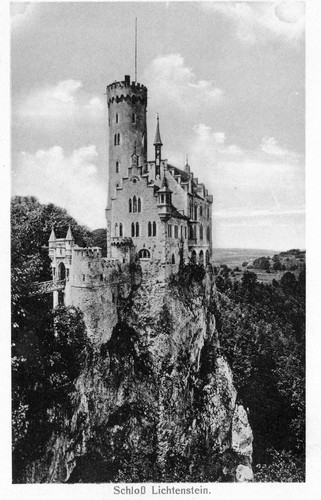 Ansichtskarte schloß - ansichtskarte,