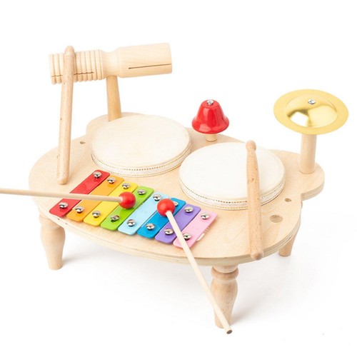 Musikspieltisch holz xylophon - musikspieltisch,