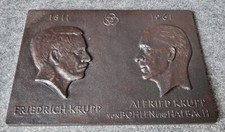 Relief Friedrich Krupp - Alfried Krupp von Bohlen und Halbach 1811 - 1961