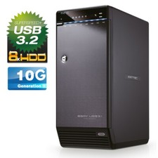B-Ware - FANTEC QB-X8U31 - 8x 3.5" HDD Festplattengehäuse USB 3.2 Gen 2