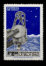 Observatorium „La Silla“. Himmelsfernrohr. 1W. Chile 1972