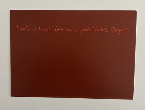 Joseph beuys original signiert - joseph,