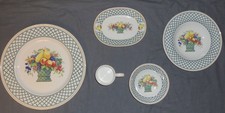 Konvolut, Villeroy  Boch Basket, Servierplatte, Teller, Tasse, Müslischüssel  .
