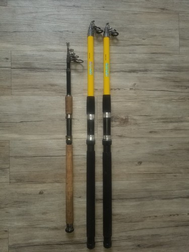 Tele angel ruten - 3x, gebraucht