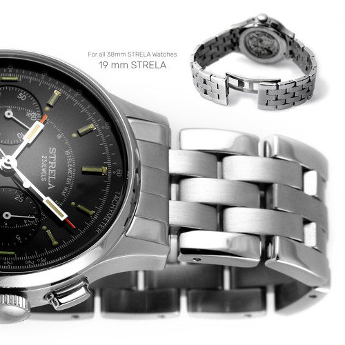 Uhrenarmband edelstahl - uhrenarmband, mm