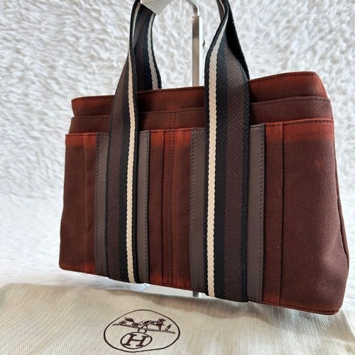 Hermes canvas leder - hermes,