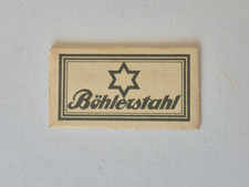 Alte Rasierklinge Böhlerstahl