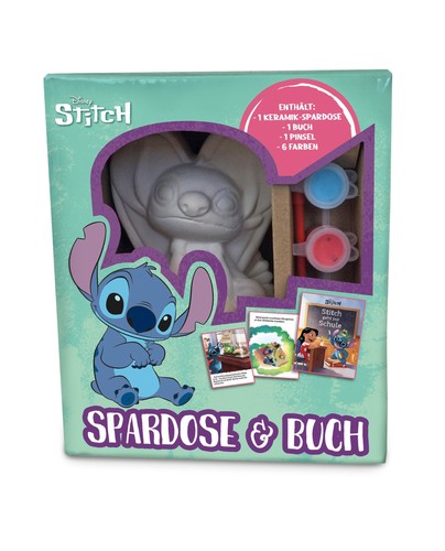 Disney stitch spardose buch - stitch:, &