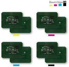 4x Toner Chip Y/M/C/K passt für OKI C9600 C9650 C9800 C9850 42918913 ..916