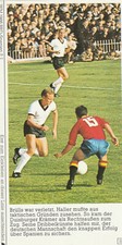 ERNST HUBERTY Sammelbild, Fußball WM 1966/1970/1974, Sprengel Schokolade Bild 8