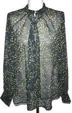 ZERO Bluse Gr.44 dunkel grün