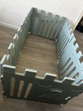 Welpenauslauf 60cm hoch Agavengrün I 6-teilig I Welpenzaun für Garten & Wohnung